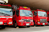 写真：消防車