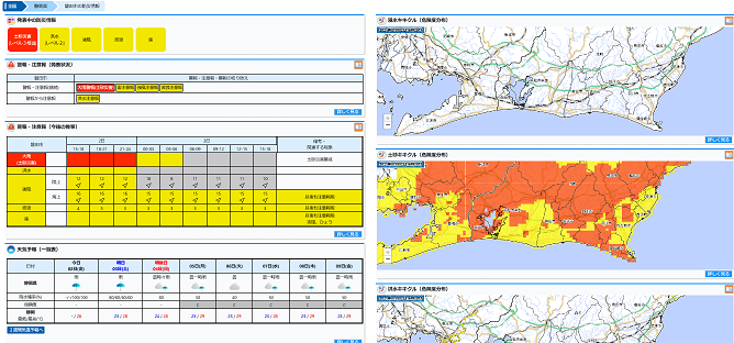 防災リンク集 磐田市公式ウェブサイト