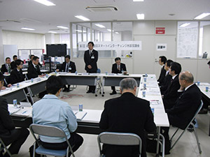 写真：第3回新東名磐田スマートインターチェンジ地区協議会の様子1