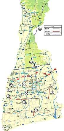 道路整備情報マップ
