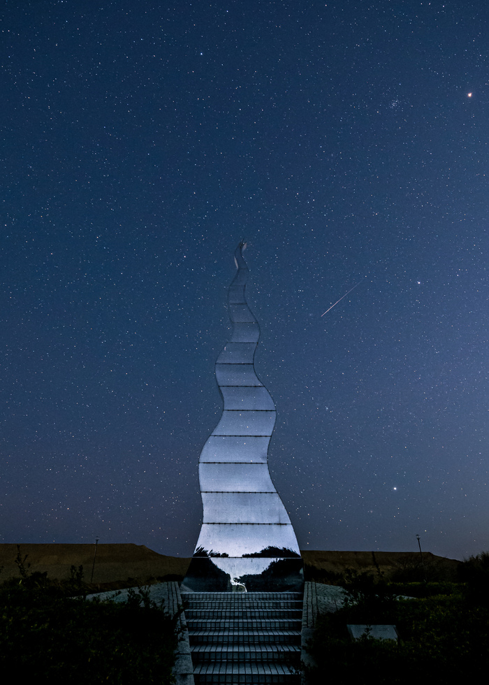 冬の夜空に願えば