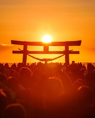 福田より望む
