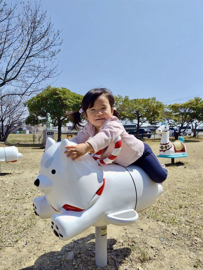 しっぺいと一緒にびゅ~ん!