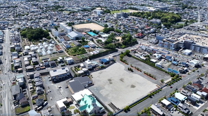 (航空写真)旧磐田市民文化会館等跡地について