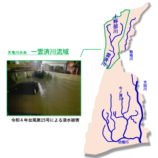 水災害対策プラン流域図