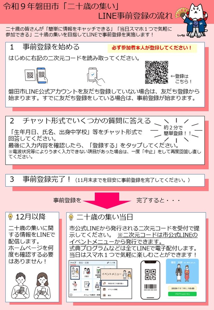 LINE事前登録