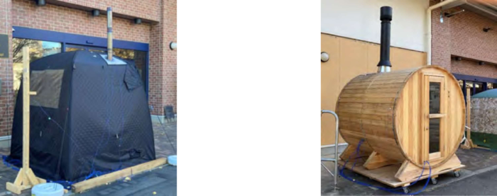 テントサウナ　バレルサウナ